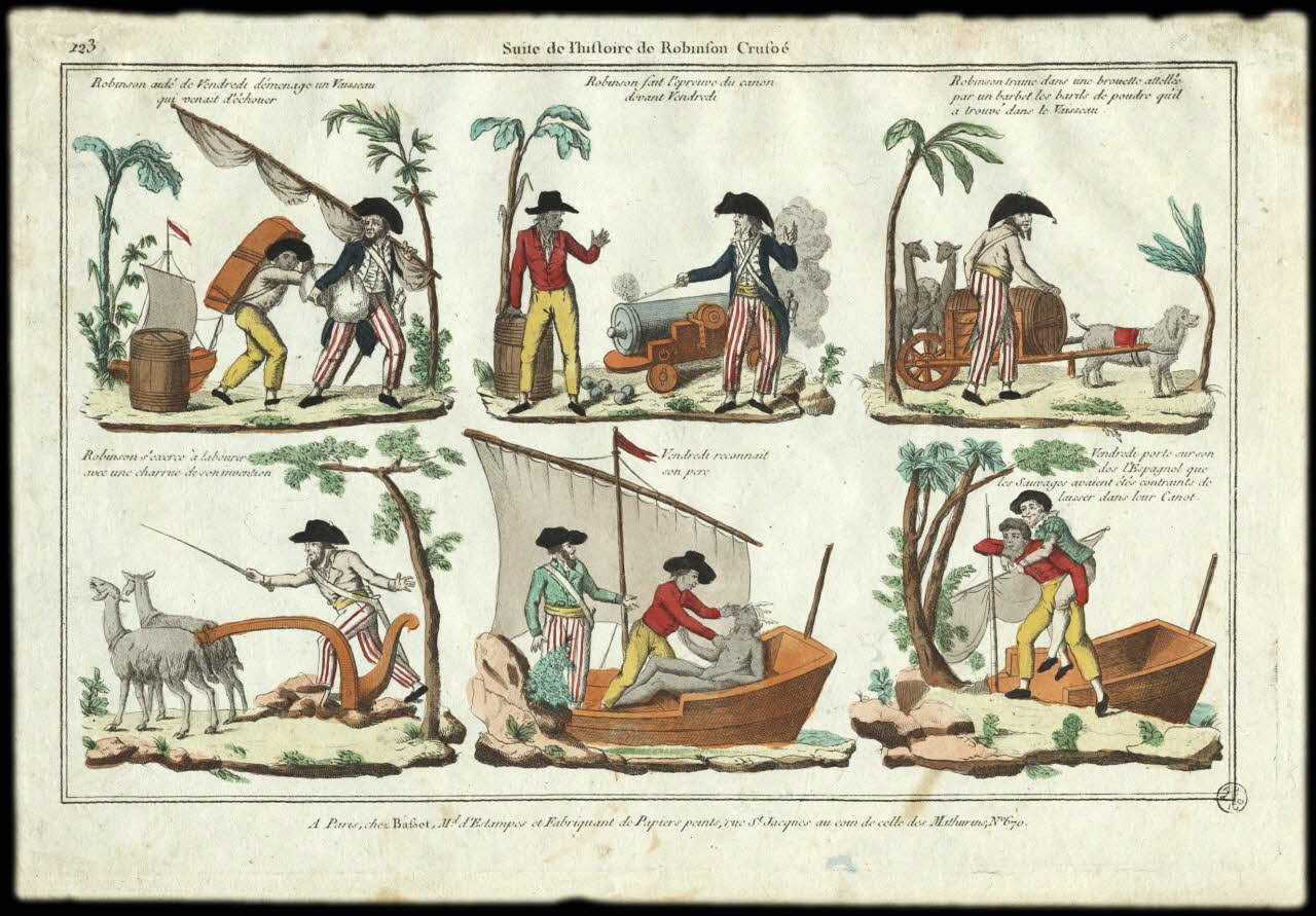 estampe Suite de l'histoire de Robinson Crusoé 1953.12.115.6 Photo