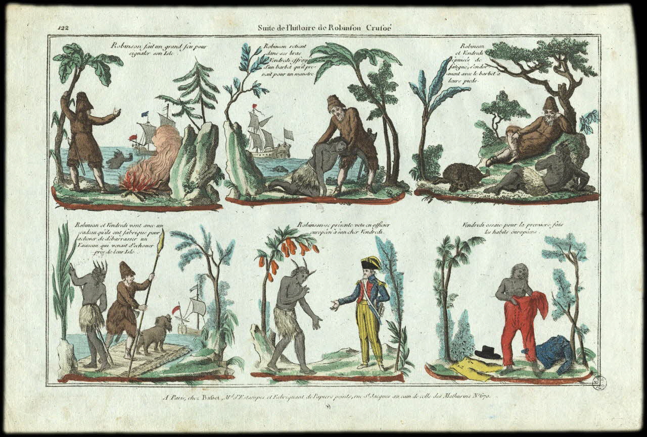 estampe Suite de l'histoire de Robinson Crusoé 1953.12.115.5 Photo