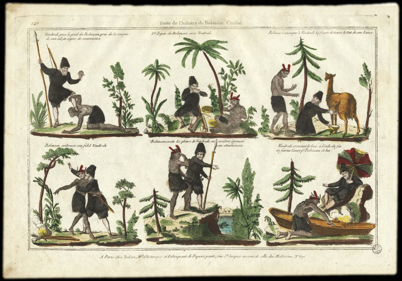estampe Suite de l'histoire de Robinson Crusoé 1953.12.115.3 Photo