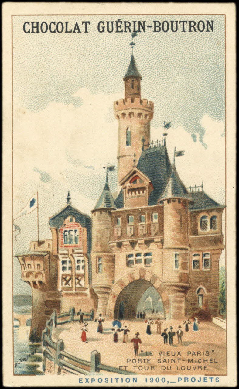 Toussaint H. ; Baster & Vieillemard carte réclame chromo France 1900 1995.1.263.57 Photo