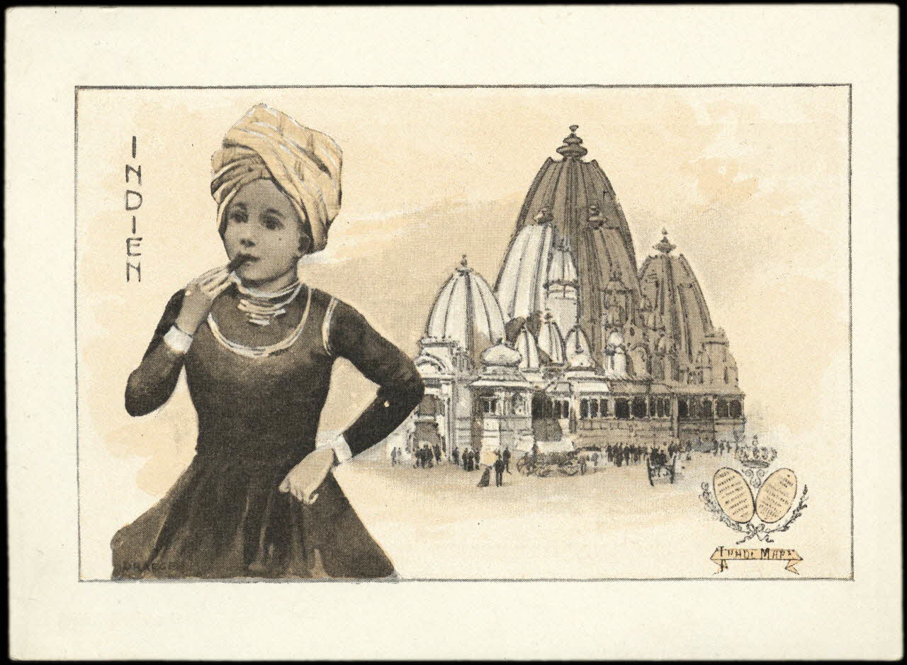 Draeger & Lesieur carte réclame chromo Paris 1910 1995.1.4041.3 Photo