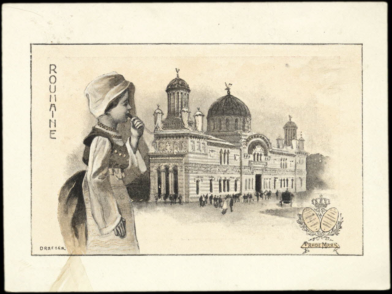 Draeger & Lesieur carte réclame chromo Paris 1910 1995.1.4041.9 Photo