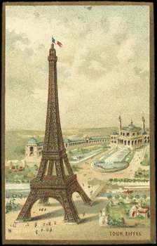 carte réclame chromo Paris 1889 1995.1.3366.10 Photo