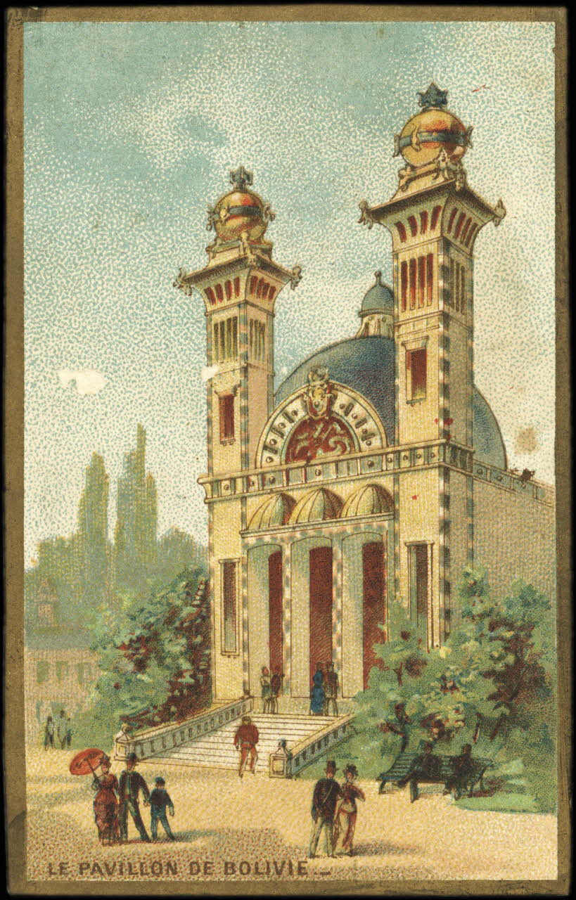 carte réclame chromo Paris 1889 1995.1.3366.7 Photo
