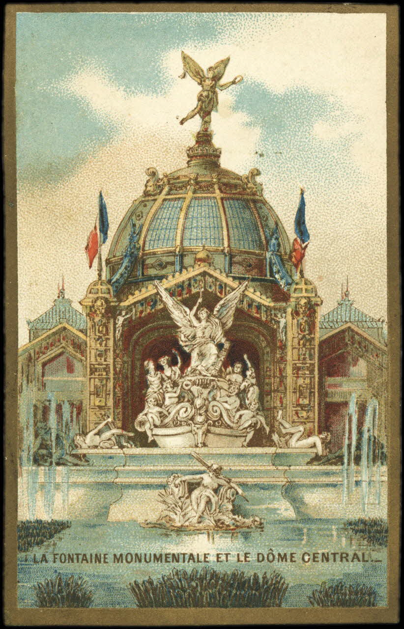 carte réclame chromo Paris 1889 1995.1.3366.4 Photo