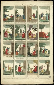 Basset. Paris imagerie ancienne CONTES DES FEES PAR Mme D'AULNOY. Paris 1805-1849 1943.16.161 Photo