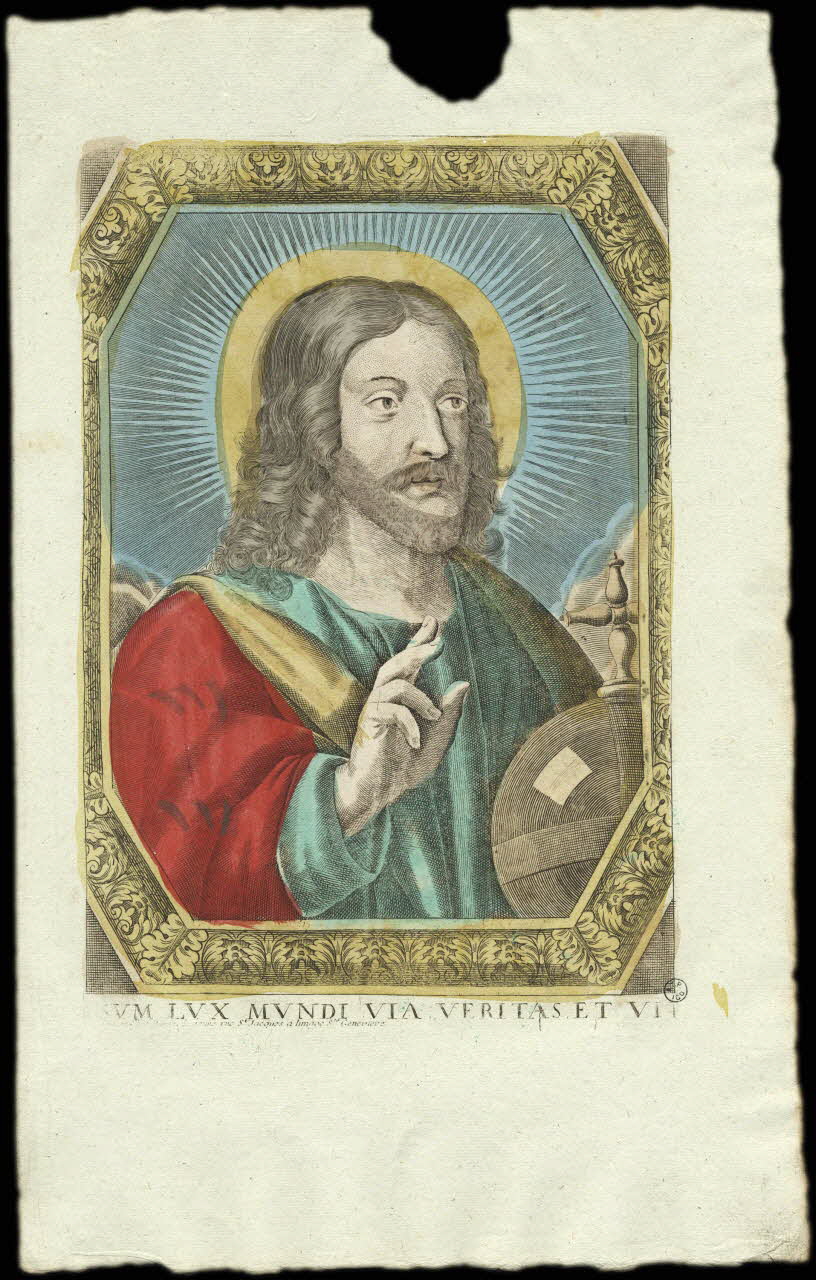 Basset. Paris imagerie ancienne Christ Paris 1750-1792 1952.87.15 Photo