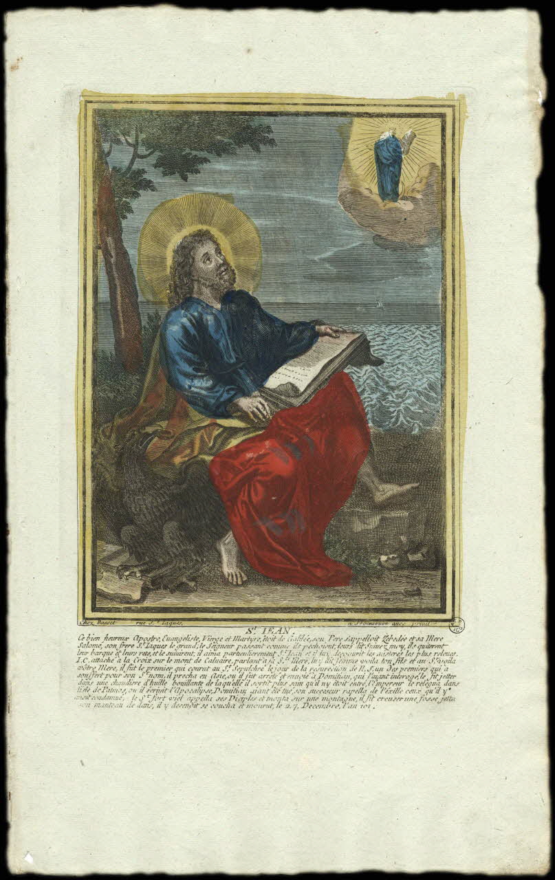 Basset. Paris imagerie ancienne St. JEAN. Paris 1750-1792 1952.87.13 Photo