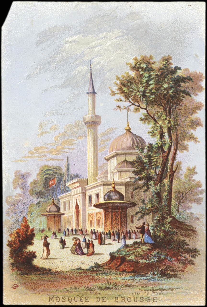 Bognard carte réclame chromo Paris 1867 1995.1.2775.2 Photo