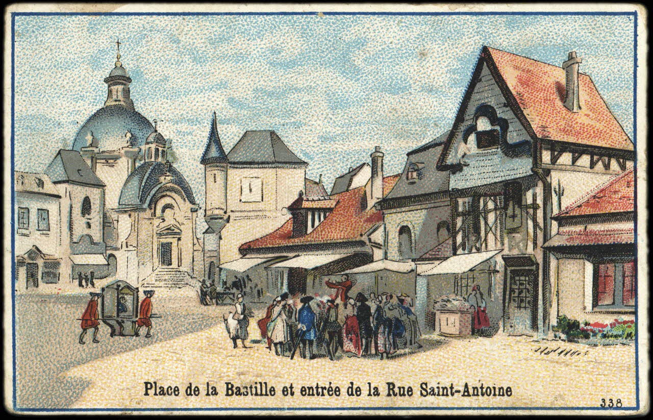 Bouillon-Rivoyre (éditeur), l'Héritier et Dupré carte réclame chromo Paris 1877-1889 1995.1.3081.3 Photo
