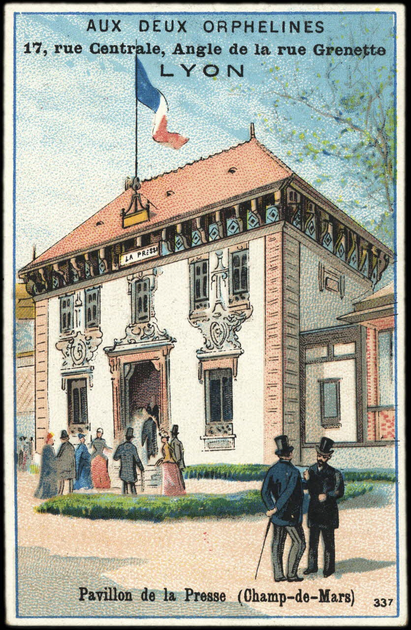 Bouillon-Rivoyre carte réclame chromo Paris 1877-1889 1995.1.3081.2 Photo