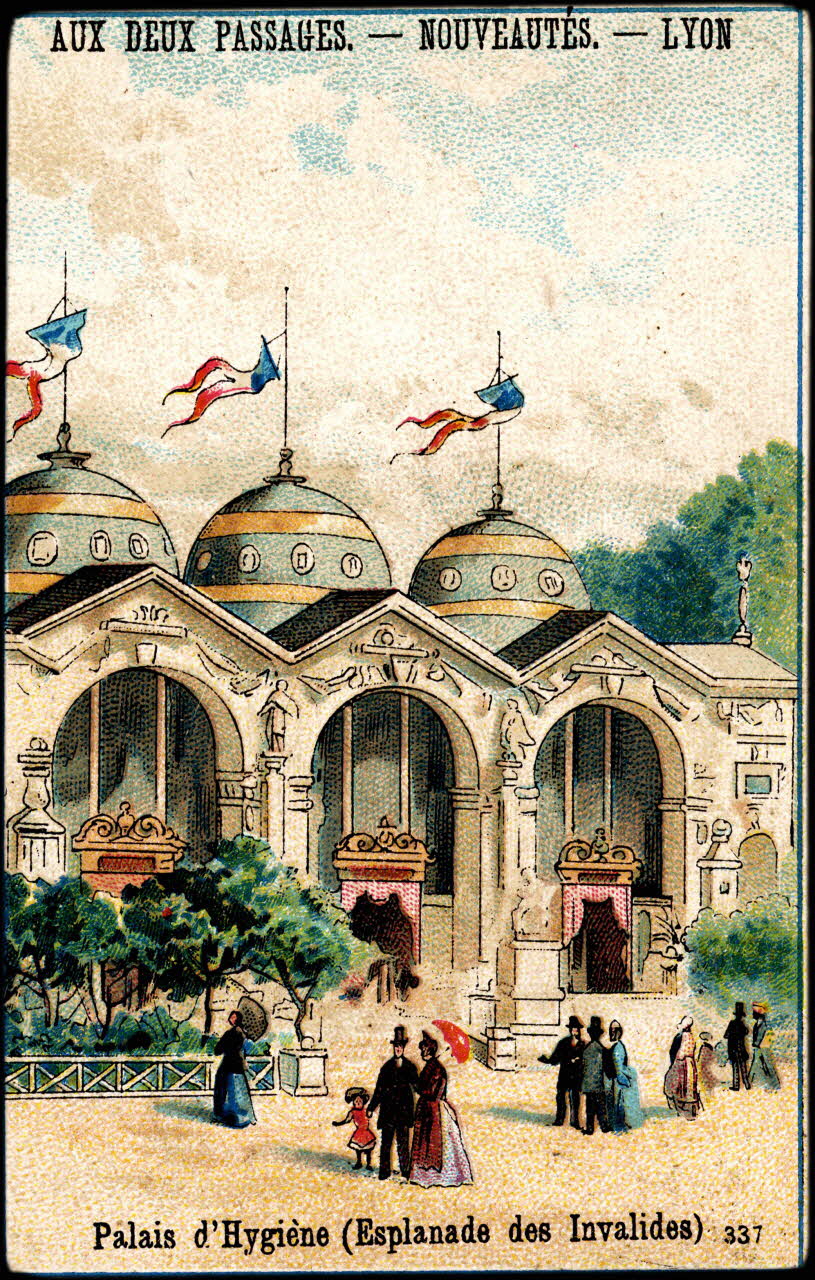 Bouillon-Rivoyre carte réclame chromo Paris 1877-1889 1995.1.3081.1 Photo