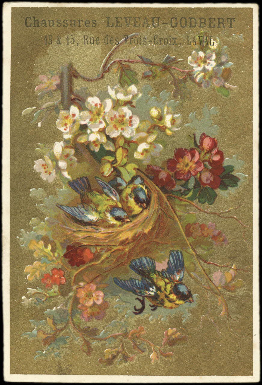 Bouillon-Rivoyre carte réclame chromo Paris 1877-1893 1995.1.3079.1 Photo