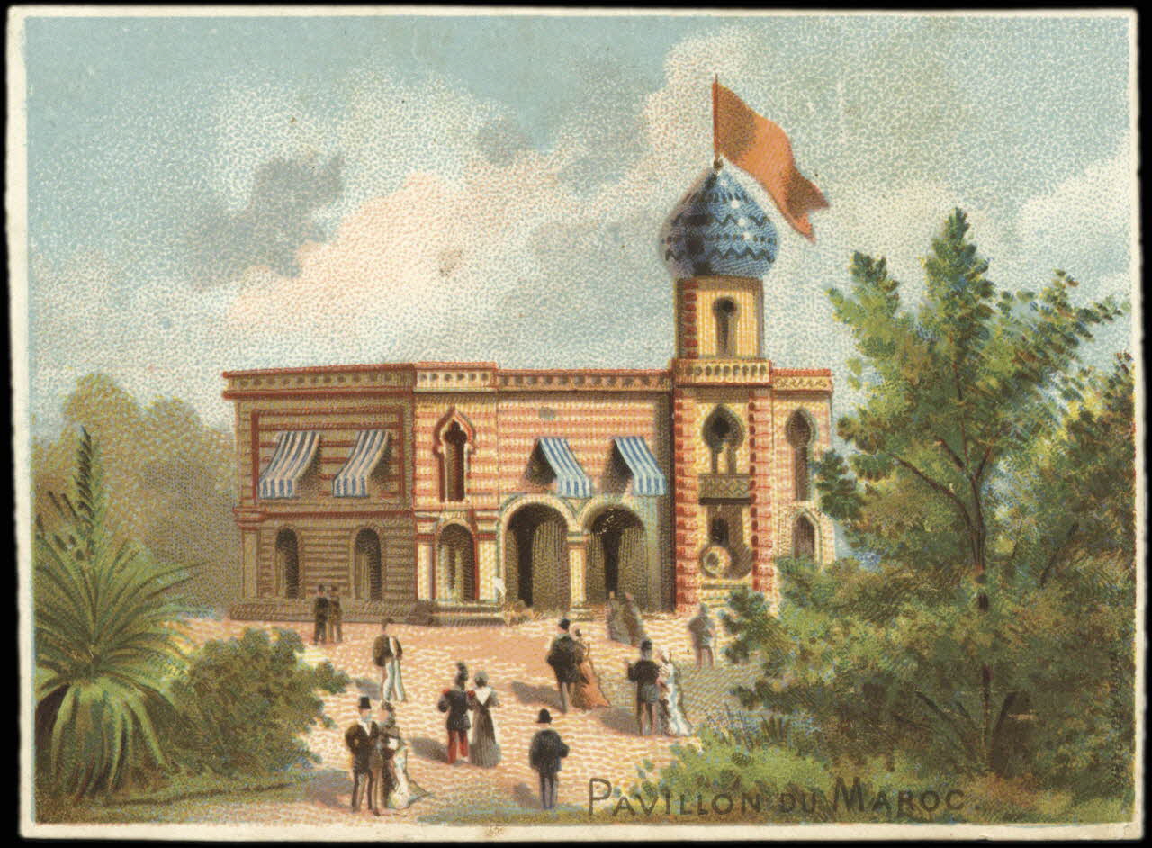 Bognard carte réclame chromo Paris 1878 1995.1.2767.4 Photo