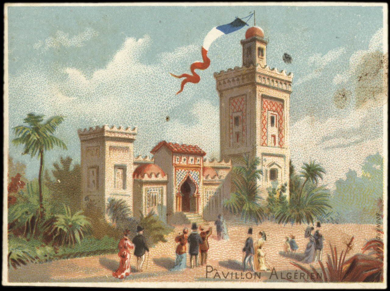Bognard carte réclame chromo Paris 1878 1995.1.2767.2 Photo