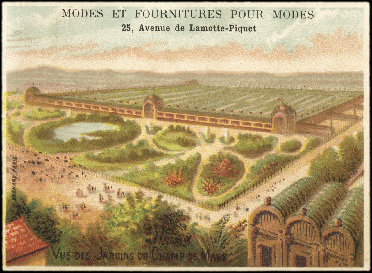 Bognard carte réclame chromo Paris 1878 1995.1.2767.1 Photo