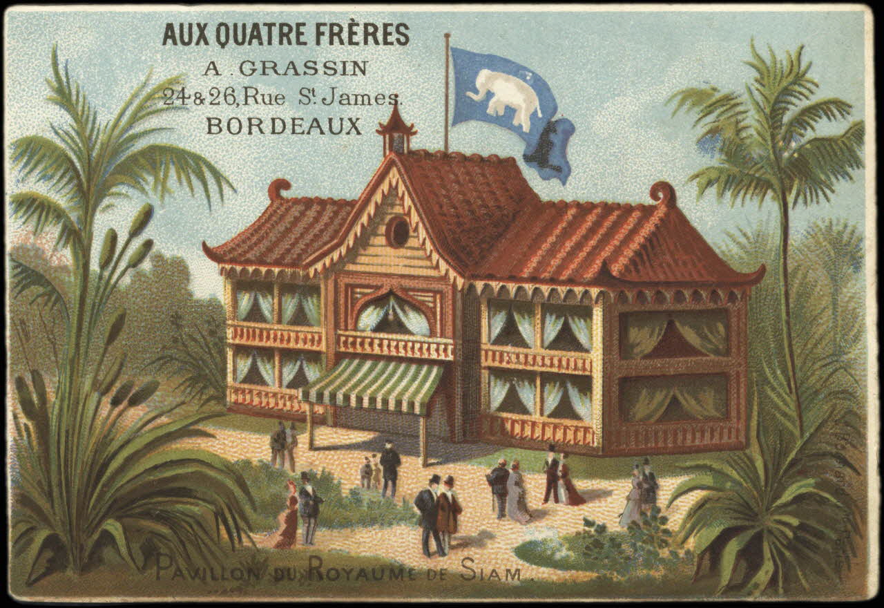 Bognard carte réclame chromo Paris 1878 1995.1.2767.7 Photo