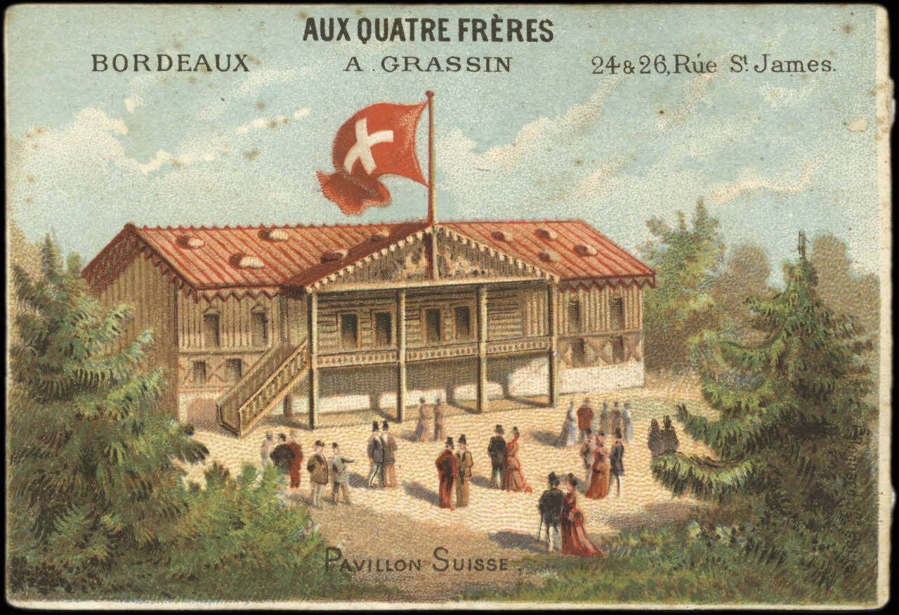 Bognard carte réclame chromo Paris 1878 1995.1.2767.6 Photo