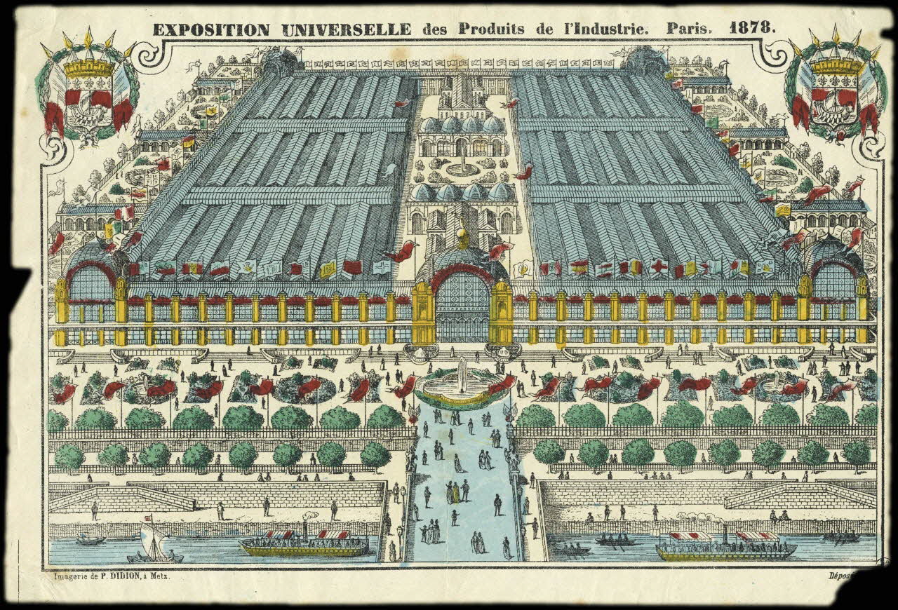 Paulin Didion estampe EXPOSITION UNIVERSELLE des Produits de l'Industrie. Paris. 1878. Lorraine, France 1878 1953.86.4794 Photo