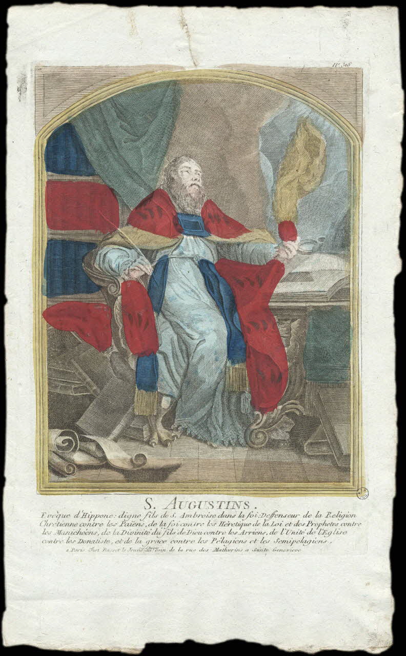 André Basset imagerie ancienne S. AUGUSTINS. Paris 1750-1785 1952.87.7 Photo