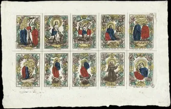 imagerie ancienne Diverses scènes religieuses 1952.87.62 Photo