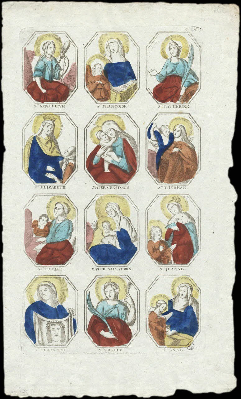 imagerie ancienne Saintes 1952.87.63 Photo