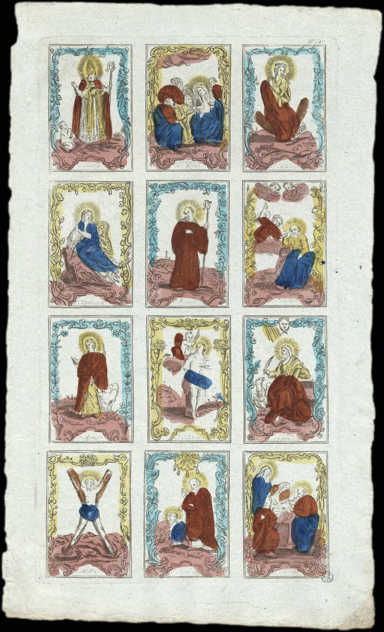 imagerie ancienne Diverses scènes religieuses 1952.87.80 Photo