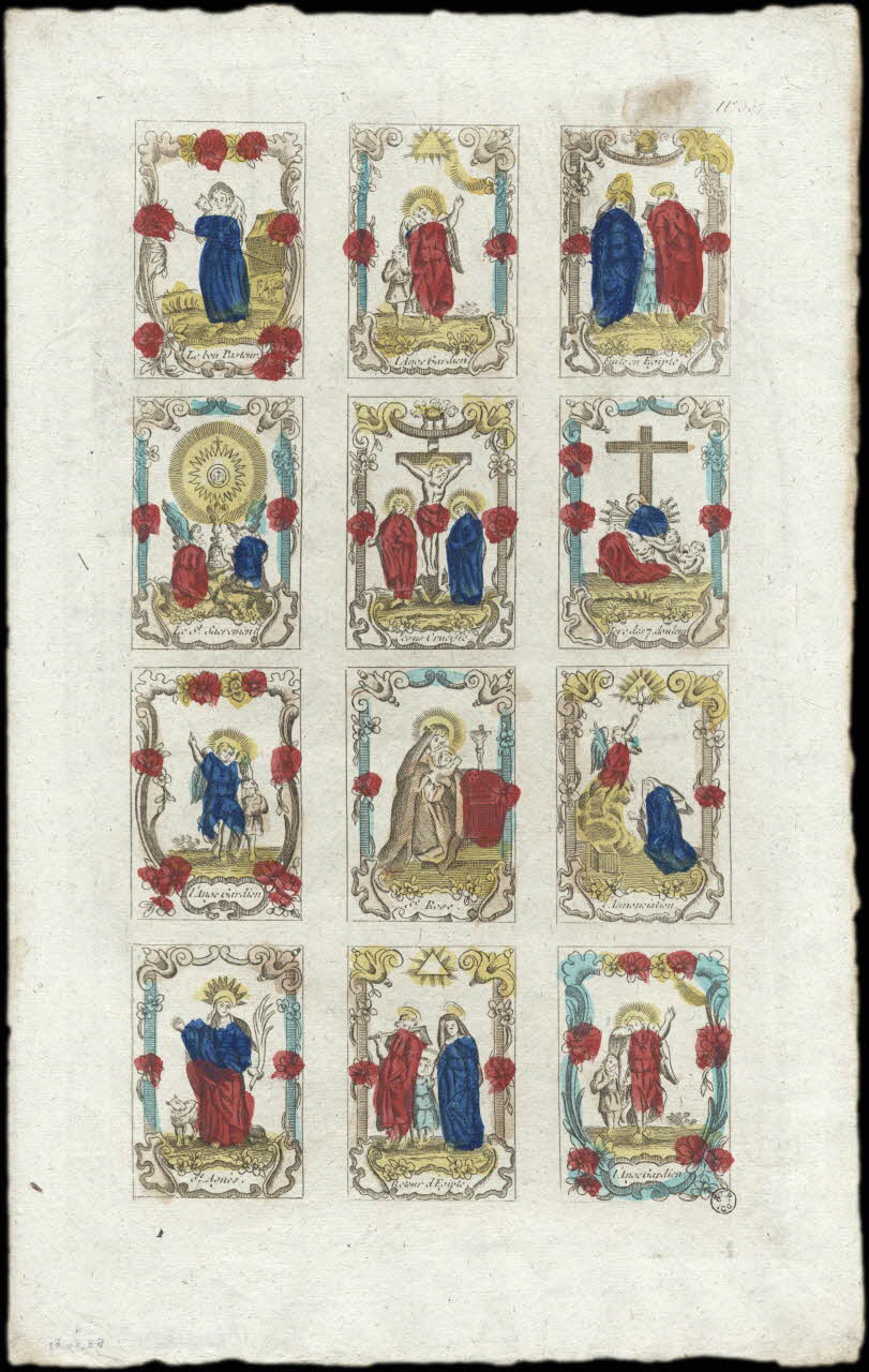 imagerie ancienne Diverses scènes religieuses 1952.87.81 Photo