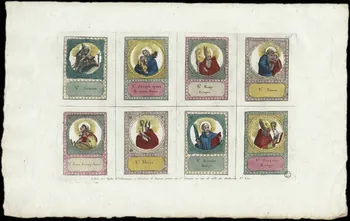 Basset. Paris imagerie ancienne Saints Paris 1750-1805 1952.87.82 Photo
