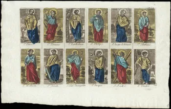 imagerie ancienne Les disciples 1952.87.97 Photo