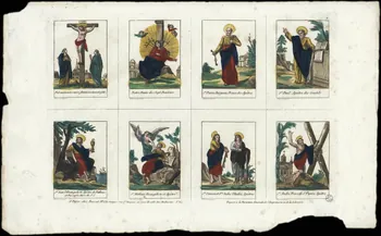 Basset. Paris imagerie ancienne Diverses scènes religieuses Paris 1805-1849 1952.87.99 Photo
