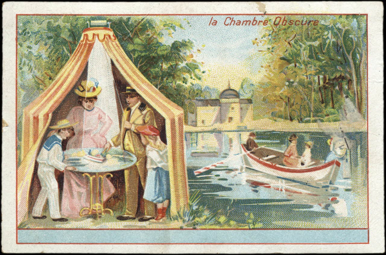 carte réclame chromo Paris 1900 1996.40.790.1 Photo