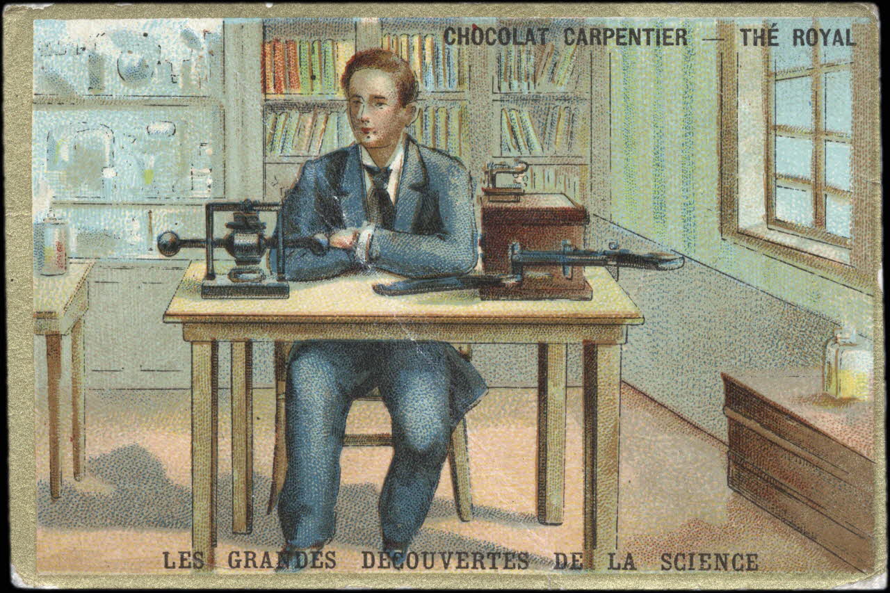 carte réclame chromo Paris 1900 1996.40.789.3 Photo