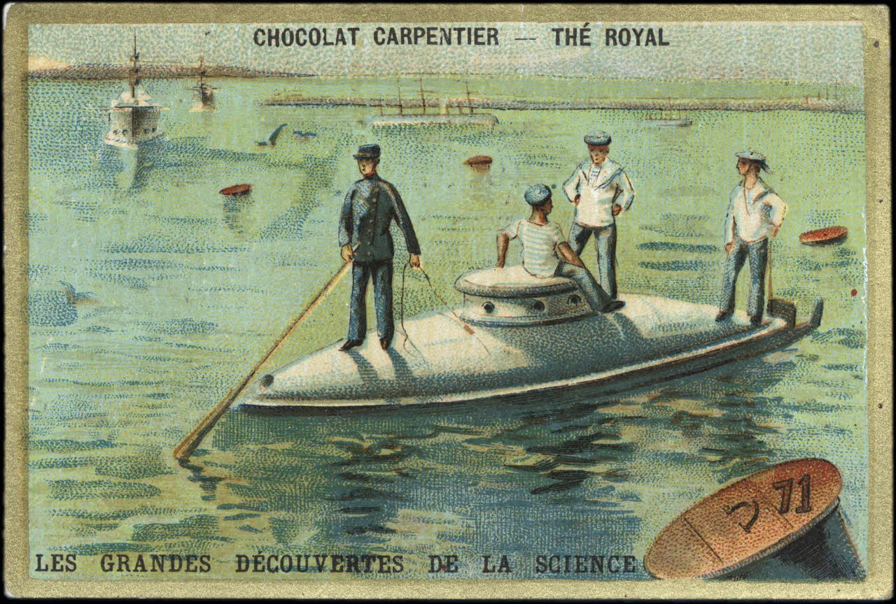 carte réclame chromo Paris 1900 1996.40.789.2 Photo