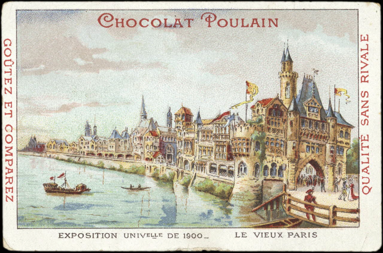 carte réclame chromo Paris 1900 1996.40.788.3 Photo