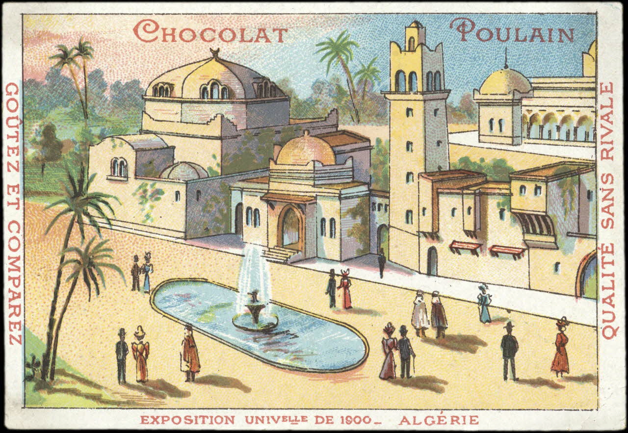 carte réclame chromo Paris 1900 1996.40.788.5 Photo