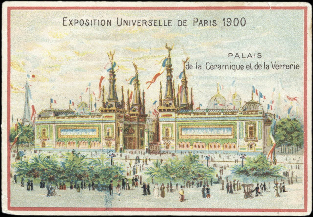carte réclame chromo Paris 1900 1996.40.950.1 Photo