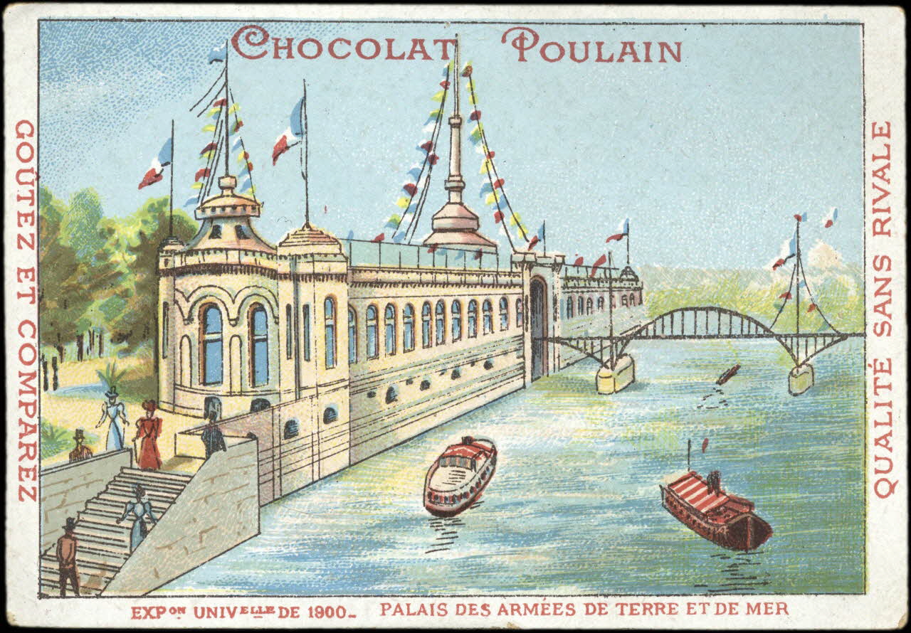 carte réclame chromo Paris 1900 1996.40.788.9 Photo