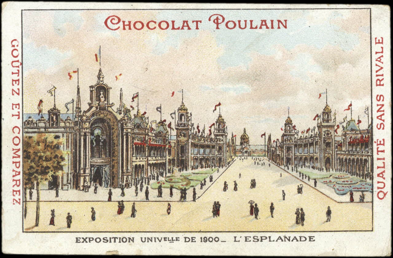 carte réclame chromo Paris 1900 1996.40.788.1 Photo