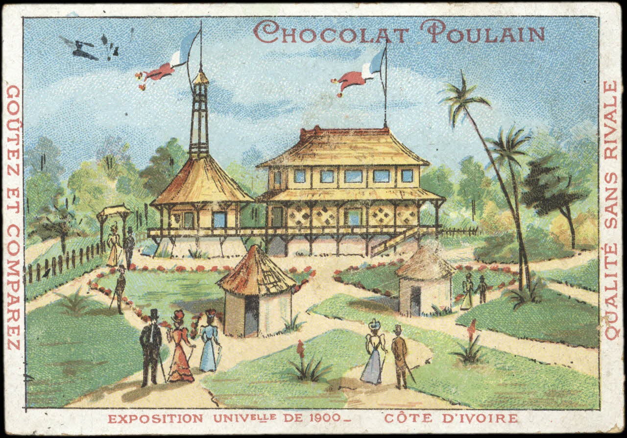 carte réclame chromo Paris 1900 1996.40.788.7 Photo