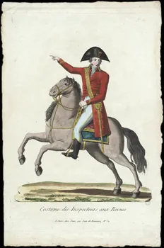 Jean Jean-Baptiste imagerie ancienne Costume des Inspecteurs aux Revues Paris 1792-1797 1943.16.77 Photo