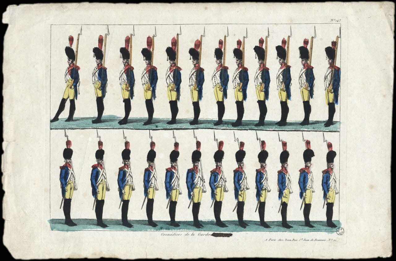 Jean imagerie ancienne Grenadiers de la Garde [Impériale] Paris 1802-1846 1955.57.82 Photo