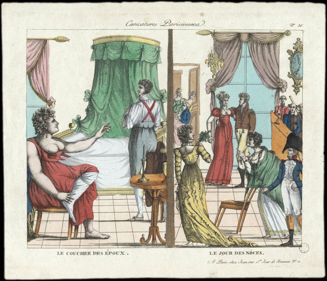 Jean imagerie ancienne Caricatures Parisiennes Paris 1802-1846 1970.47.90 Photo Mucem