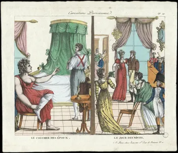 Jean imagerie ancienne Caricatures Parisiennes Paris 1802-1846 1970.47.90 Photo Mucem
