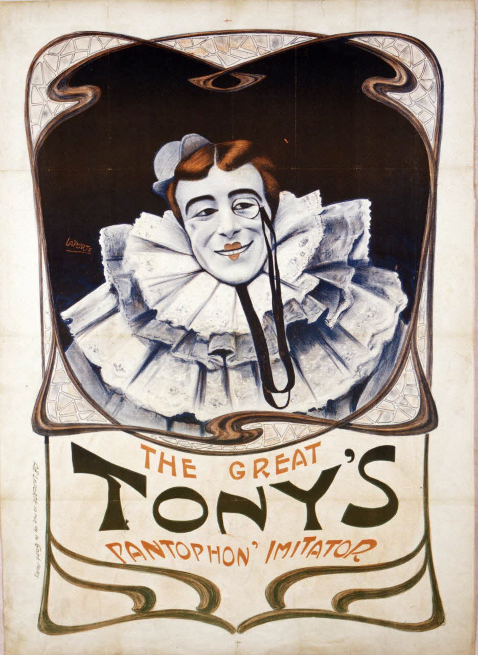 affiche THE GREAT  TONY'S  PANTOPHON' IMITATOR 1955.46.55 Photo