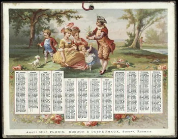 P.V. ; Rosoor et Desreumaux estampe Ancne Mson FLORIN. ROSOOR & DESMEURAUX 1881 1993.2.309  Photo