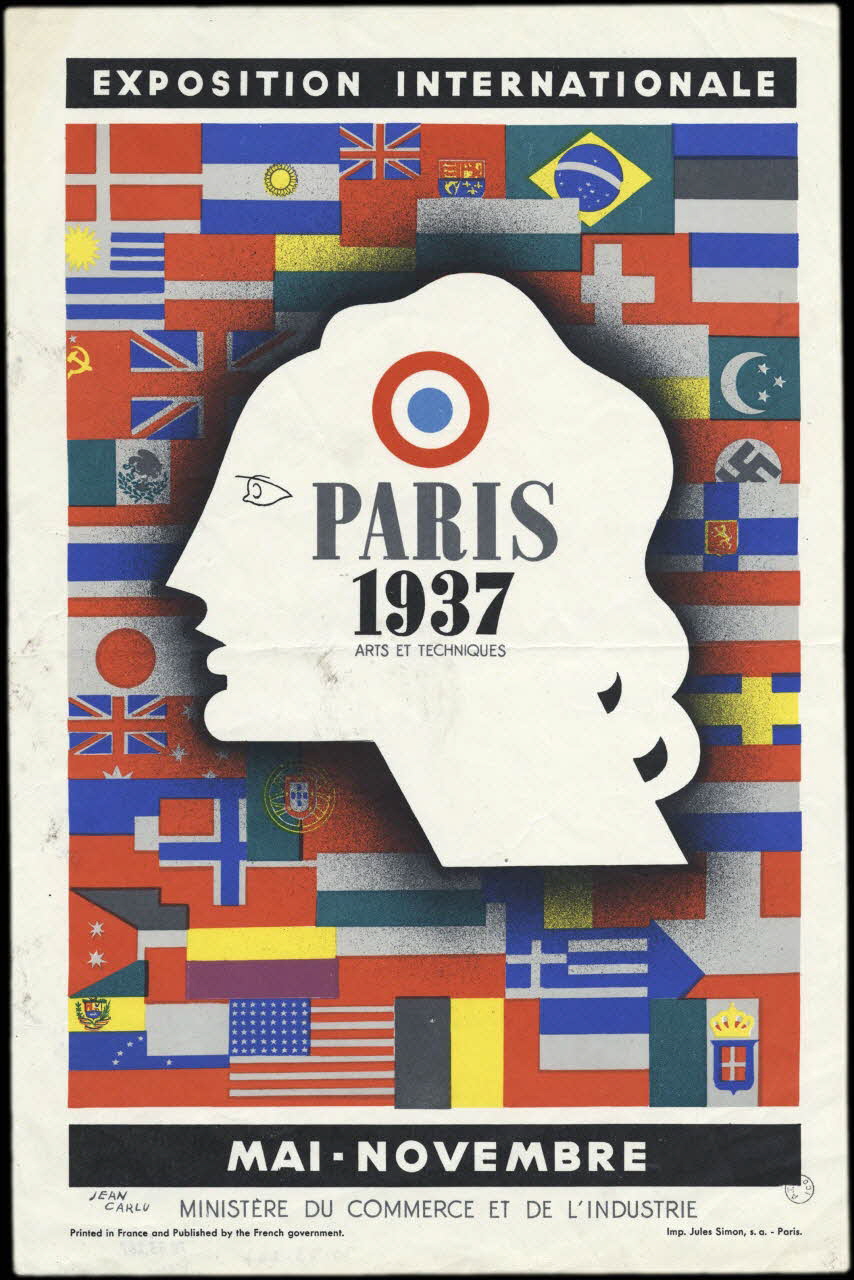 estampe PARIS  1937  ARTS ET TECHNIQUES 1970.83.267 Photo