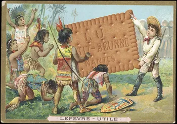 Romanet carte réclame chromo Paris 1877-1907 1995.1.670.1 Photo