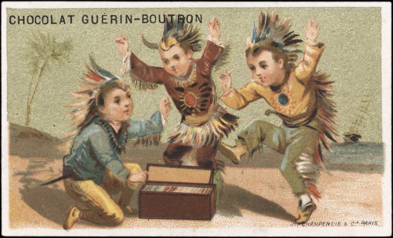 Testu & Massin ; Champenois et Compagnie carte réclame chromo Paris 1888-1889 1995.1.4327.1 Photo