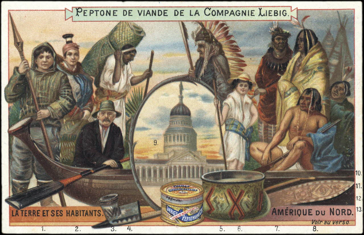 carte réclame chromo Anvers 1900 1995.1.899.4 Photo